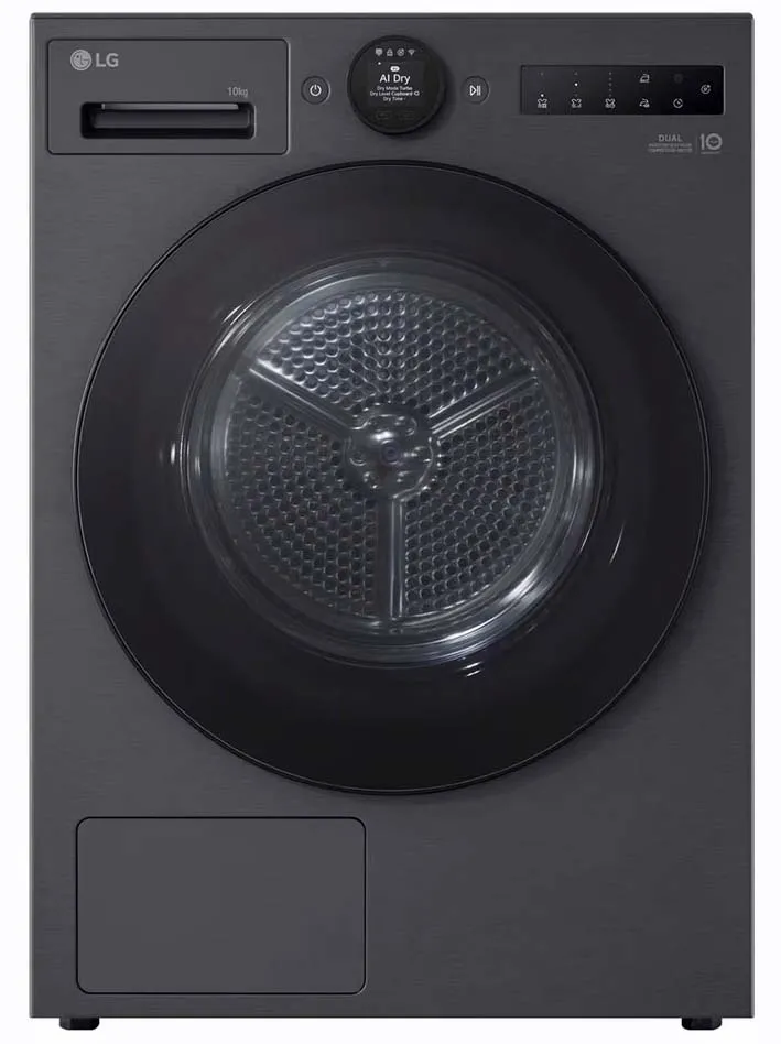 Suszarka LG RHX7010TBB Funkcje AI 66cm 10kg Zdalne sterowanie