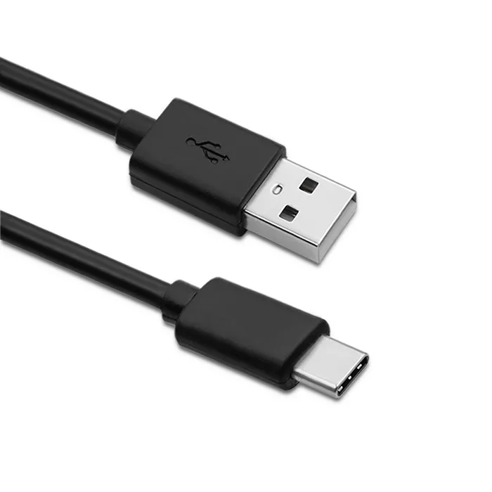 Kabel Qoltec 50487 USB-A do USB-C 1m Czarny