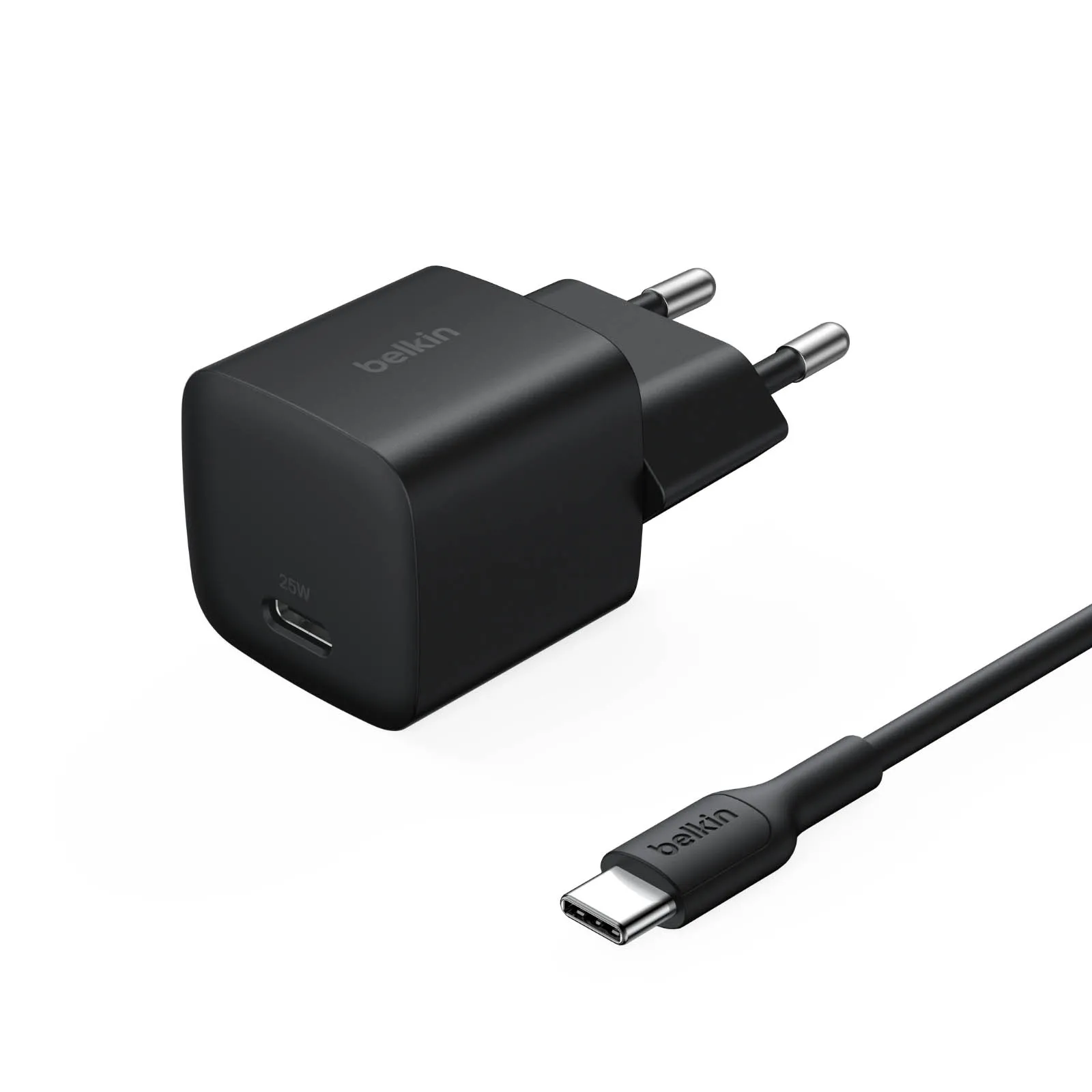 Ładowarka sieciowa Belkin BoostCharge USB-C 25W Czarny + kabel USB-C