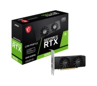 MSI GeForce RTX 3050 LP E OC 6GB GDDR6 96bit DLSS