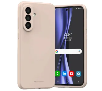 Etui Mercury Silicone do Galaxy A56 Różowo-piaskowy