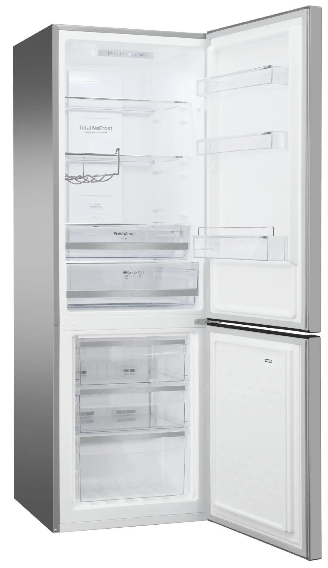 Lodówka Amica FK299.2FTZXAA Pełny No Frost 180cm Srebrny