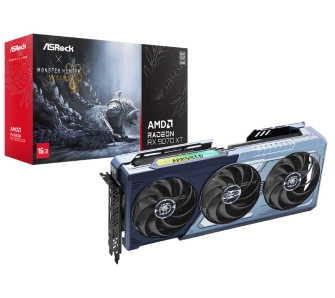 Karta graficzna ASrock Radeon RX 9070 XT Monster Hunter Wilds Edition 16GB GDDR6 256bit FSR