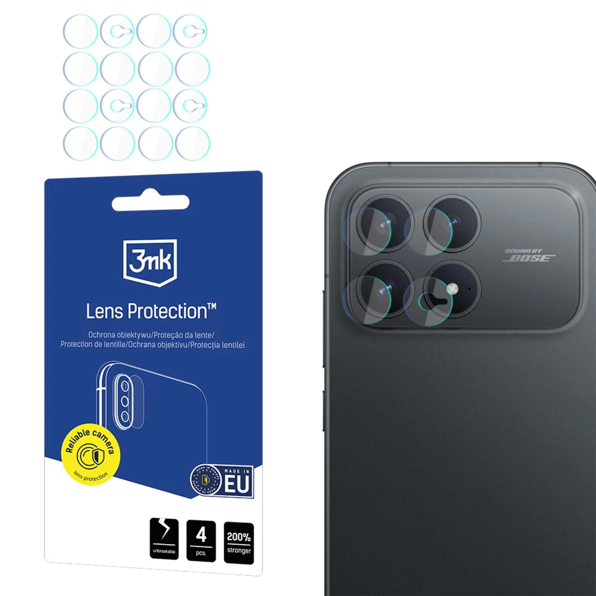 Szkło hybrydowe 3mk Lens Protection do Poco F8 Pro