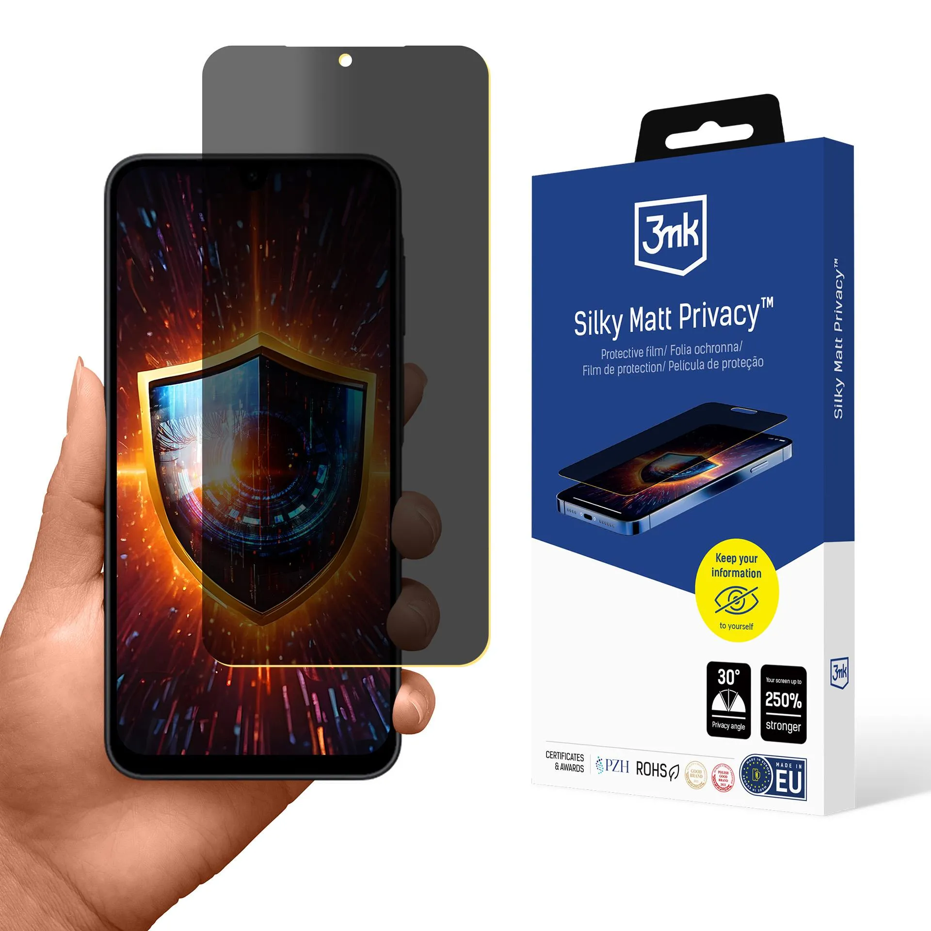 Folia ochronna 3mk Silky Matt Privacy do Samsung Galaxy A17 5G/ 4G