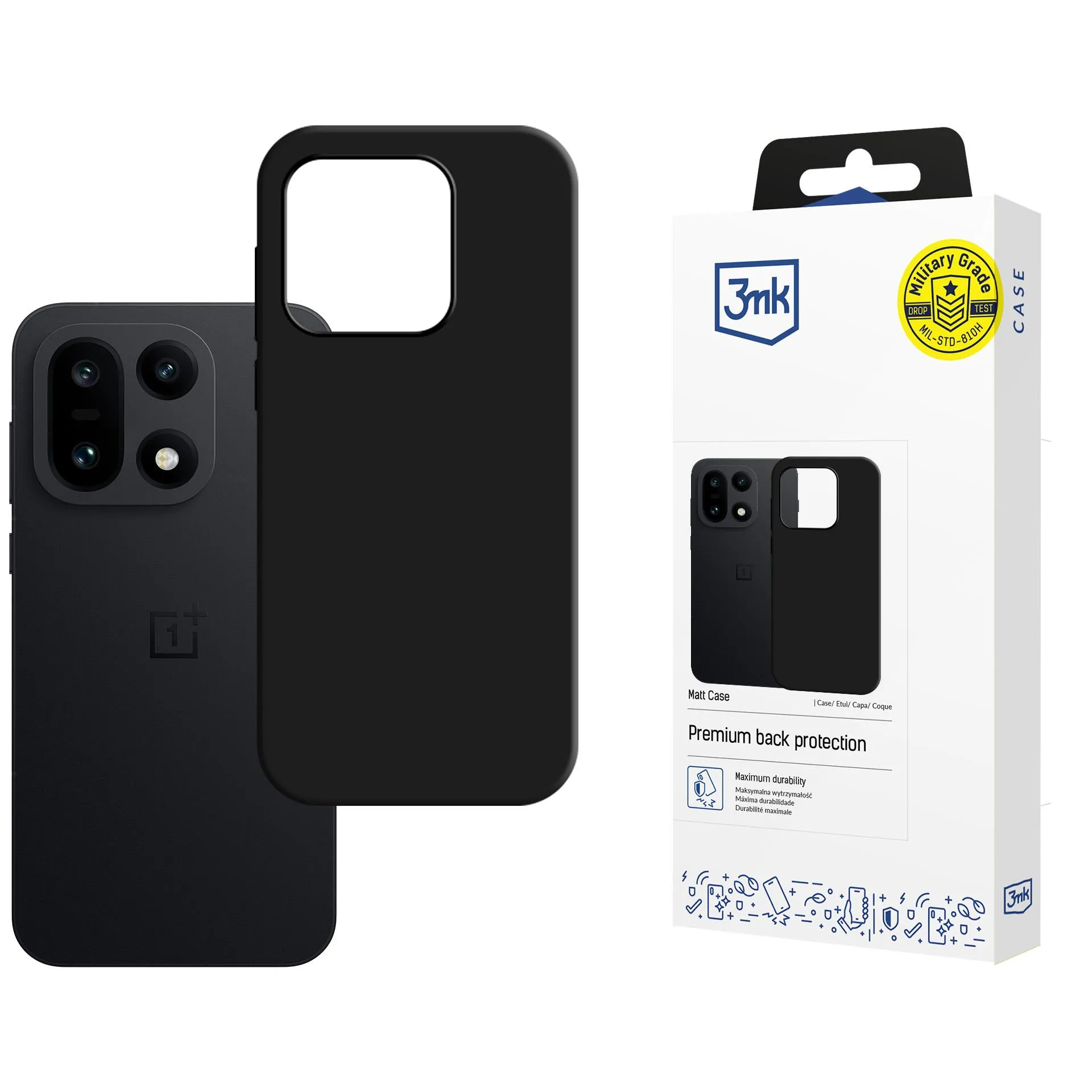 Etui 3mk Matt Case do OnePlus 15 5G Czarny