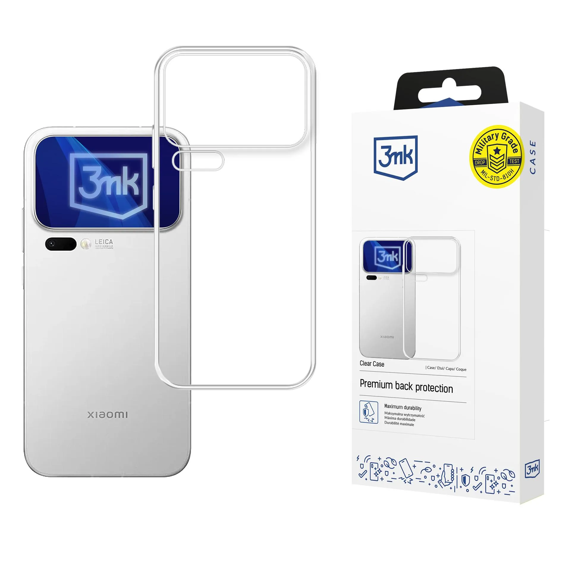 Etui 3mk Clear Case do Xiaomi 17 Pro Max Przezroczysty