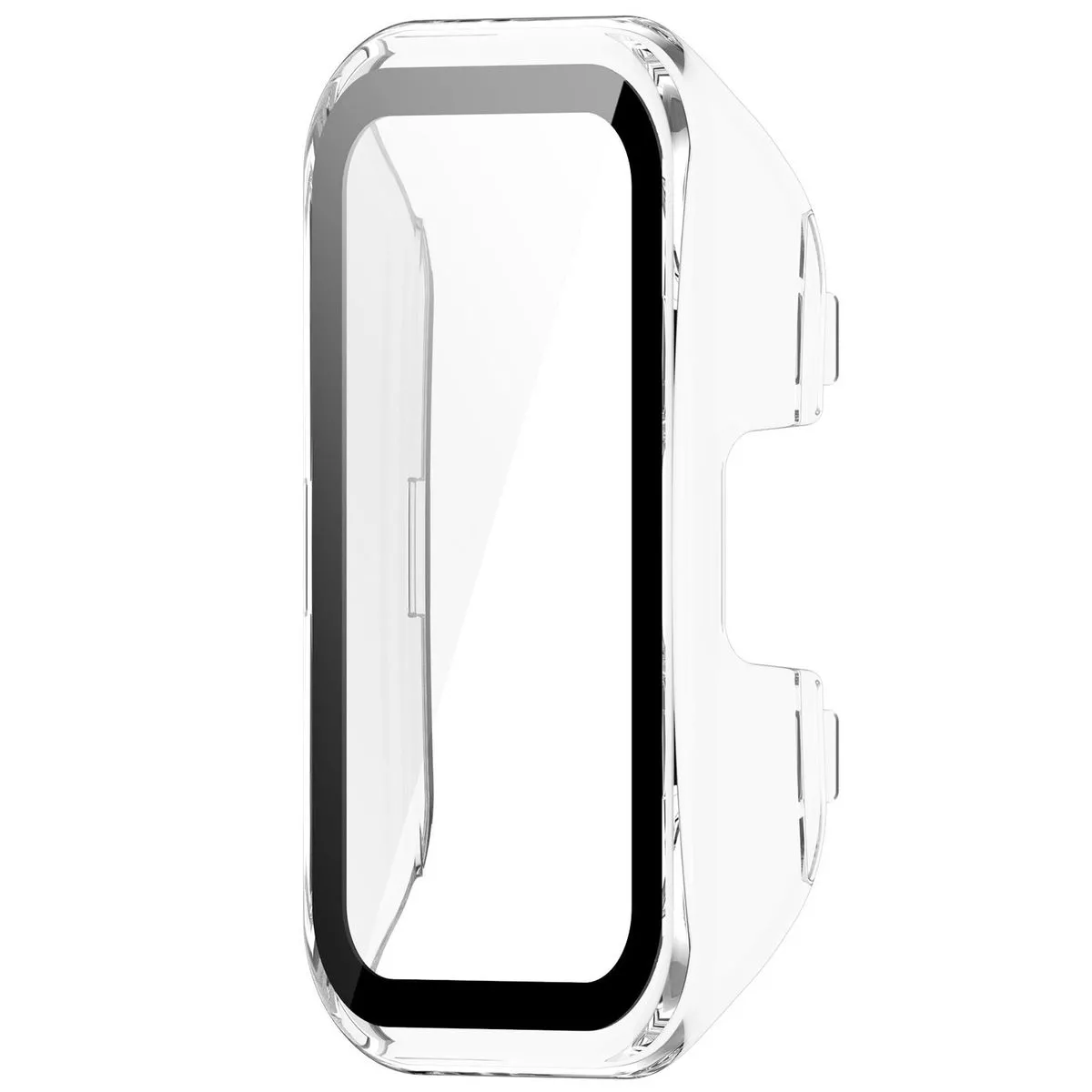 Etui Bizon Case Watch Adamo do Huawei Band 9 / Band 8 Przeźroczysty