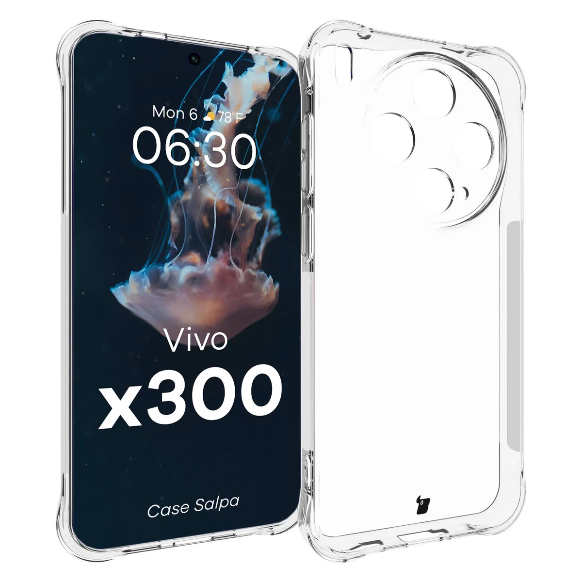 Etui Bizon Salpa do Vivo X300 Przezroczysty