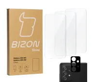 Bizon 3x Szkło hartowane + szybka na aparat Glass Clear Pack do Samsung Galaxy A52s / A52 5G / A52 4G