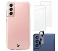 Bizon Clear Pack do Samsung Galaxy S21 FE Przezroczysty