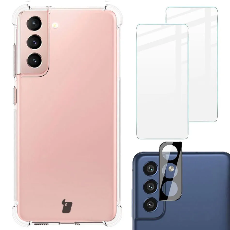 Etui Bizon Clear Pack do Samsung Galaxy S21 FE Przezroczysty