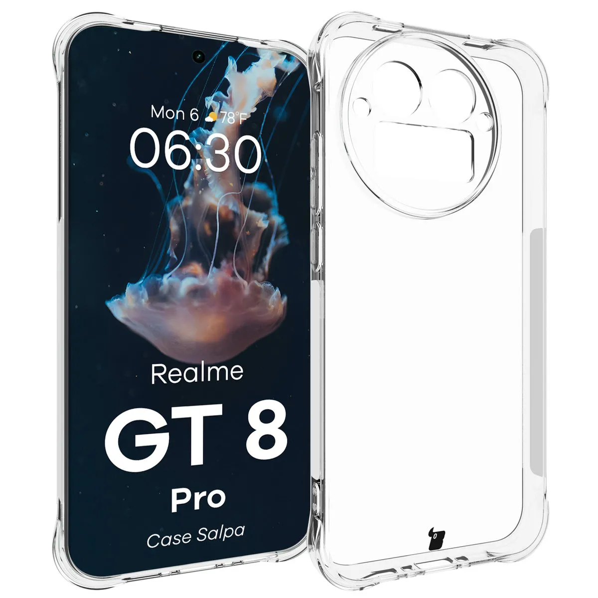 Etui Bizon Salpa do Realme GT 8 Pro Przezroczysty