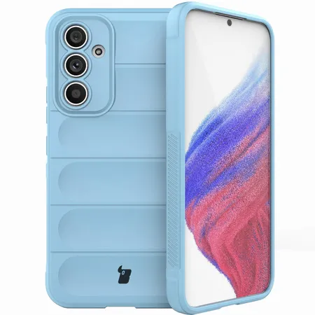 Etui Bizon Tur do Samsung Galaxy A54 5G Jasnoniebieski