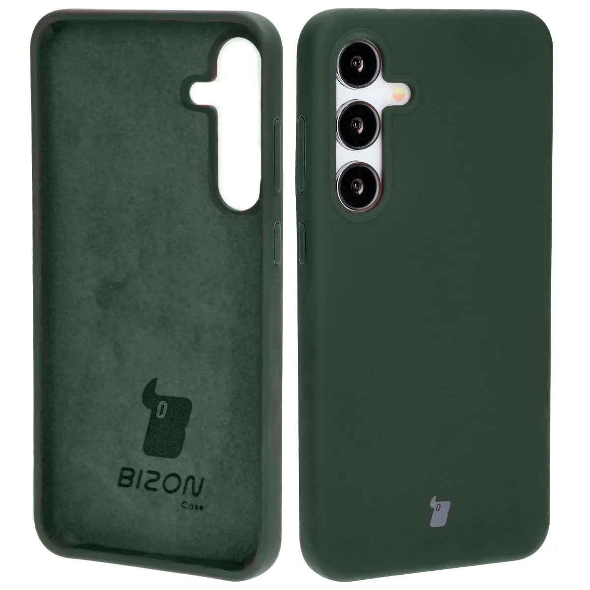 Etui Bizon Soft Case do Samsung Galaxy S24 Plus Ciemnozielony