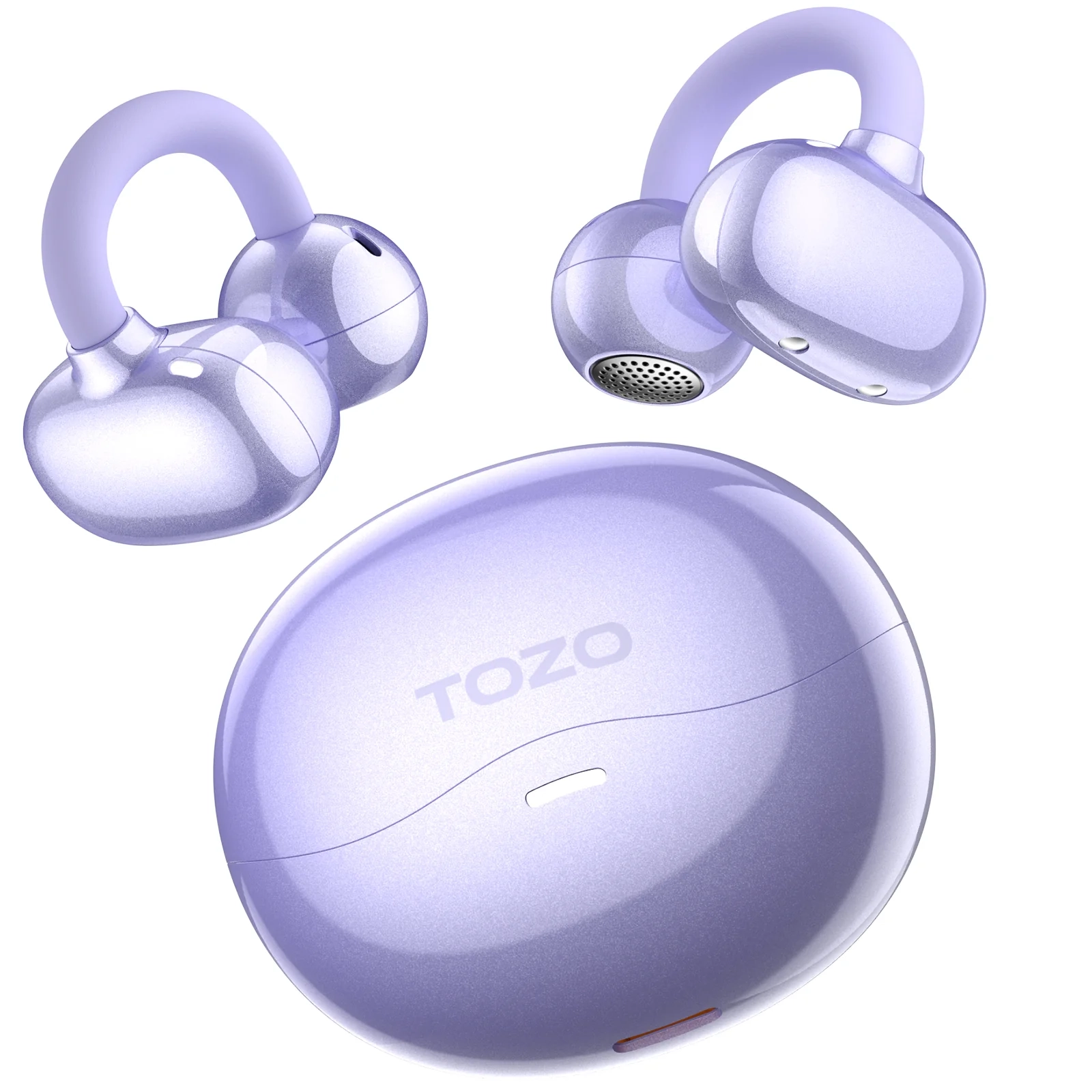 Słuchawki bezprzewodowe Tozo OpenOrb Przewodnictwo powietrzne Bluetooth 5.4 Fioletowy