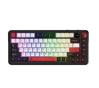 Klawiatura mechaniczna Ajazz AK820 MAX Plus Avocado Switch Czarno-Biała