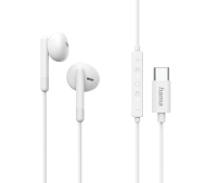 Hama Classy USB-C Douszne Mikrofon Biały