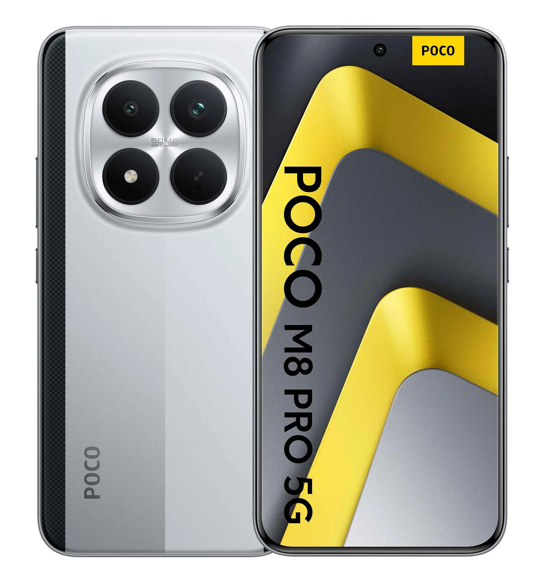 Smartfon POCO M8 Pro 5G 8/256GB 6,83" 120Hz 50Mpix Srebrny