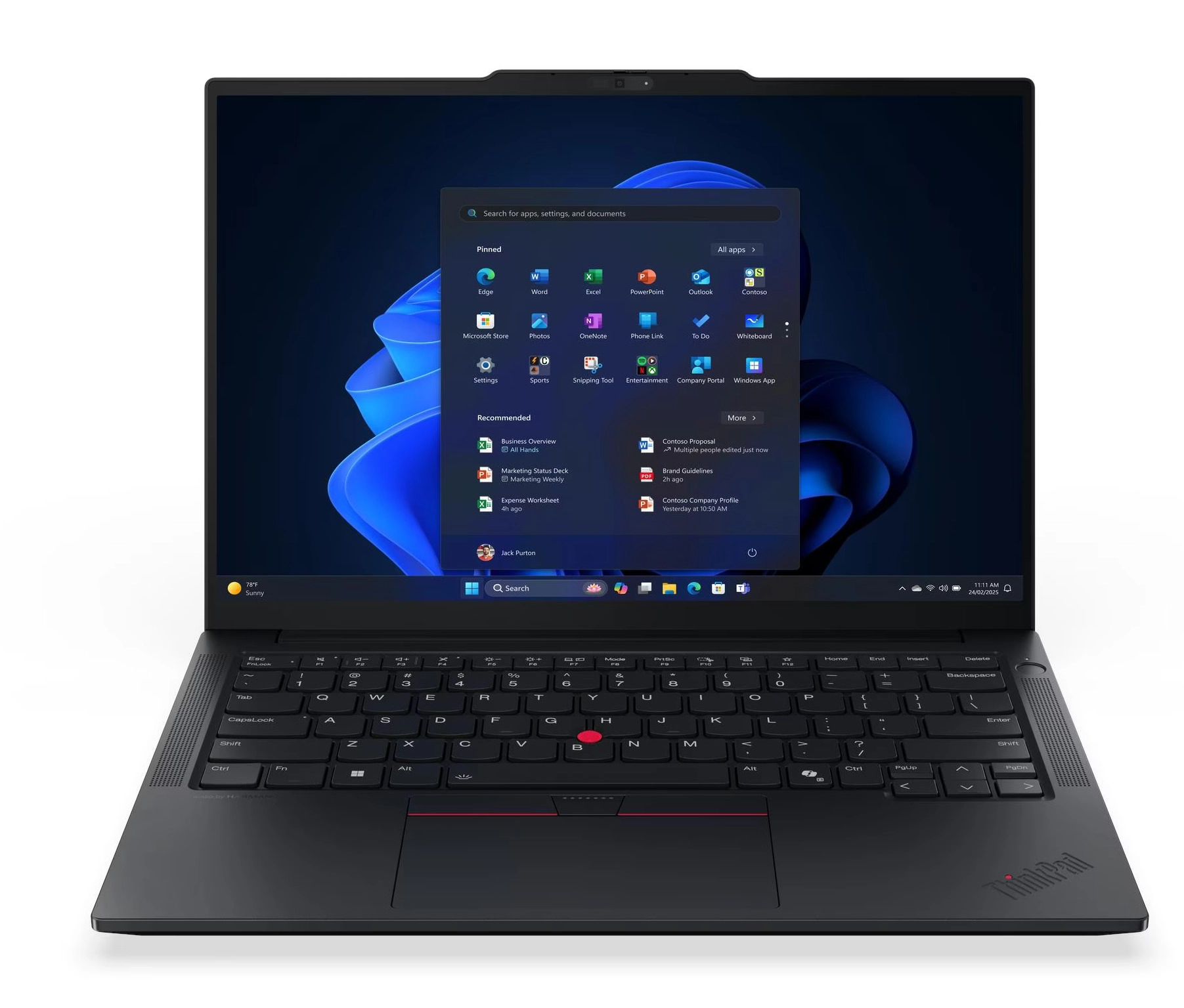 Laptop biznesowy Lenovo ThinkPad E14 Gen 7 14" R5 220 16GB RAM 512GB Dysk SSD Win11 Pro Czarny Funkcje AI