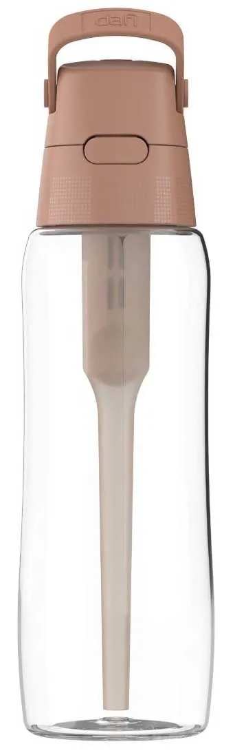 Butelka filtrująca Dafi Solid Glass 0,6l Mocha Mousse 1 wkład