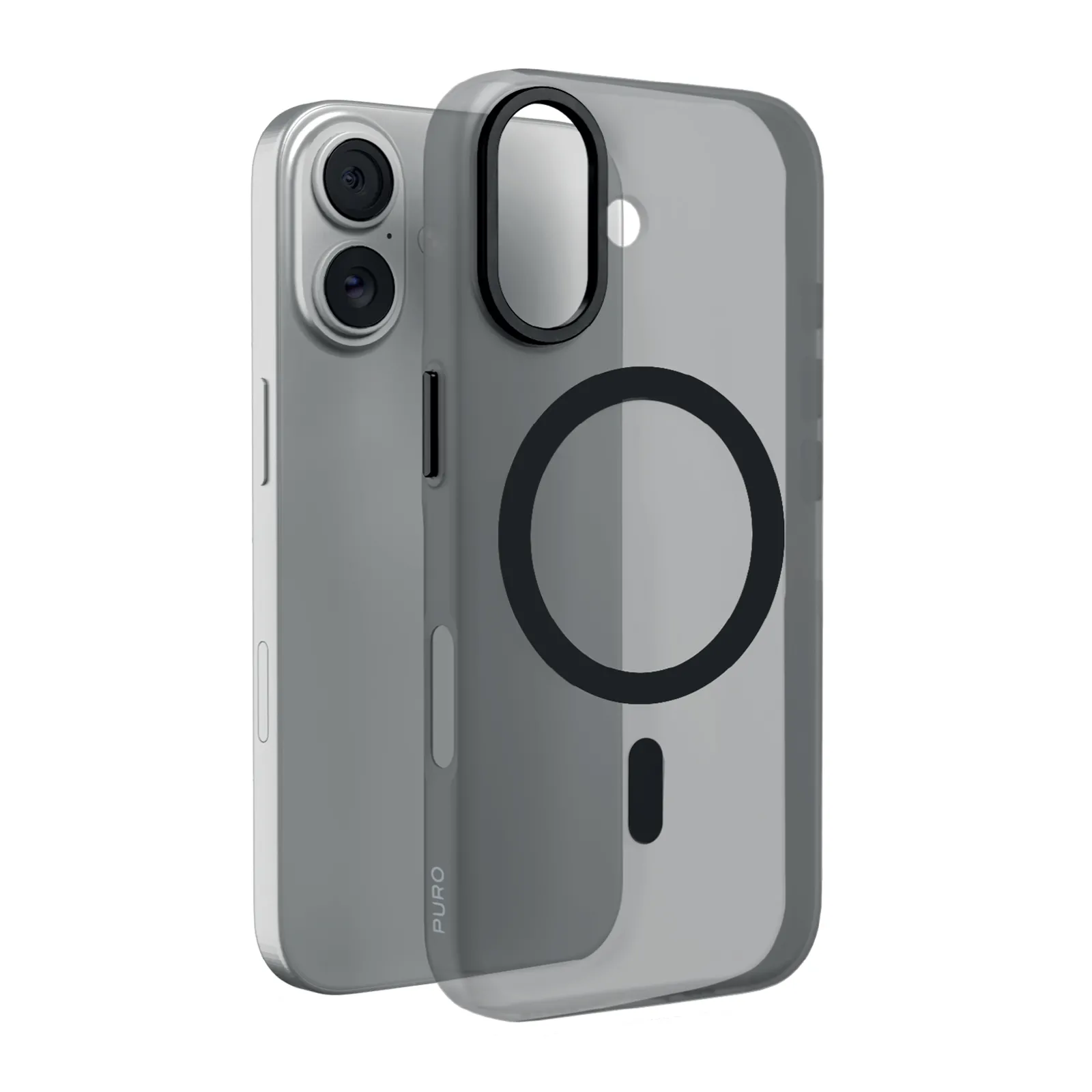 Etui Puro LIGHTFEEL do iPhone 17 Czarny