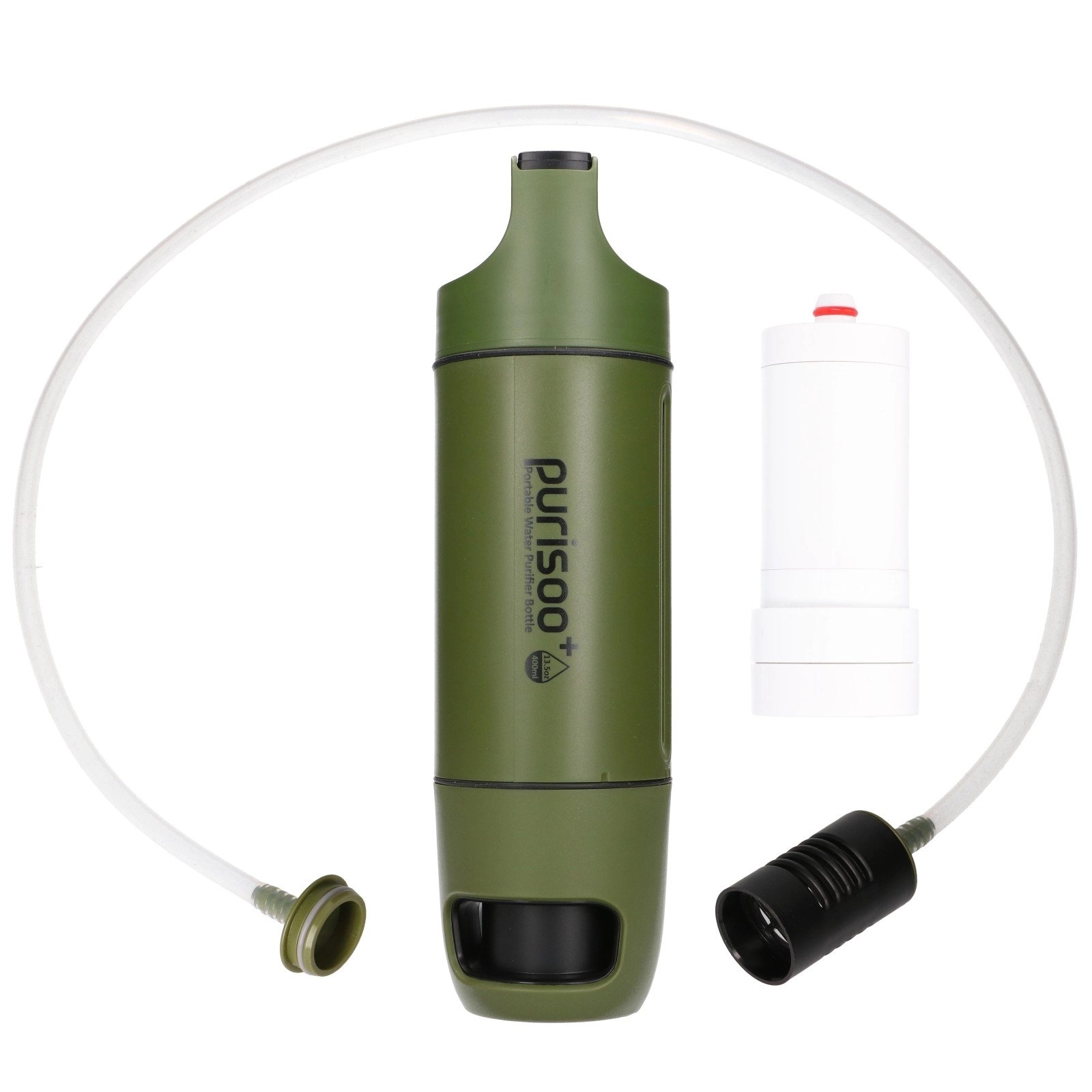 Butelka filtrująca Extralink Purisoo+ 0,4l 1 wkład