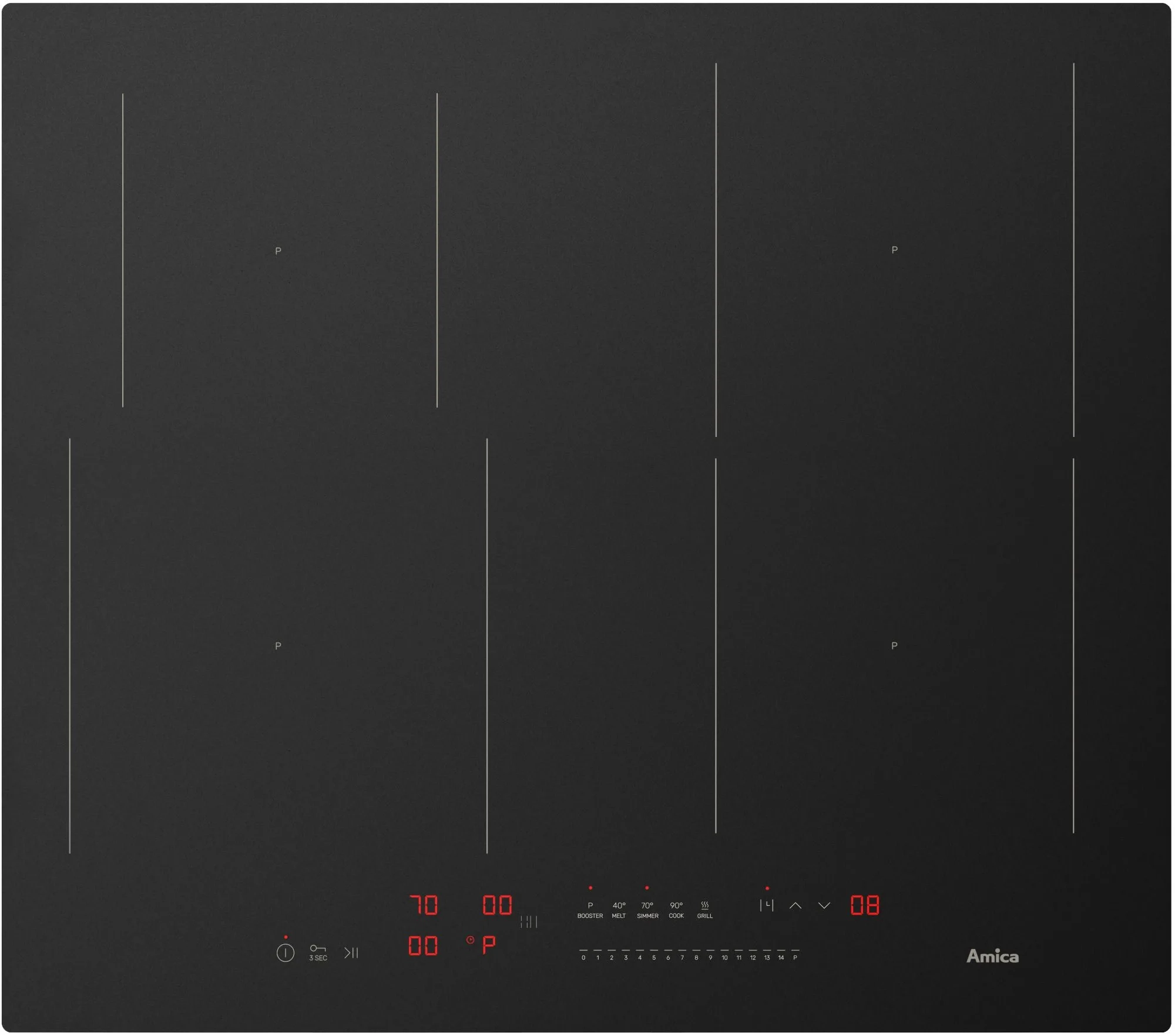 Płyta indukcyjna Amica PIE6541PHTSUN 3.0 BL MATT 59,2cm