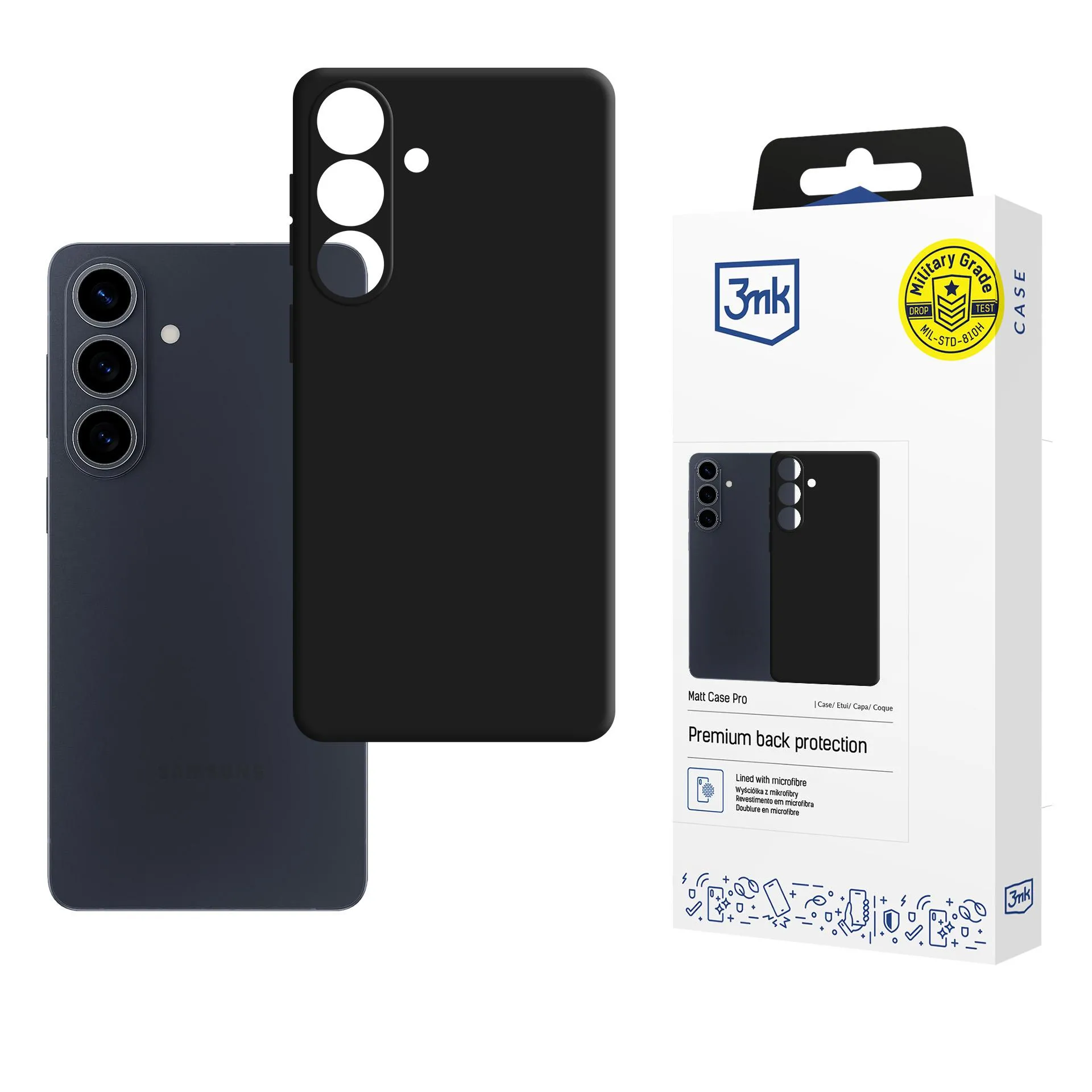 Etui 3mk Matt Case Pro do Samsung Galaxy S26+ Czarny