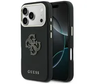 Guess FW Resin Logo do iPhone 17 Pro Czarny