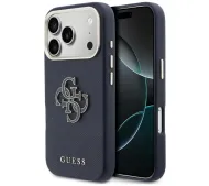 Guess FW Resin Logo do iPhone 17 Pro Niebieski