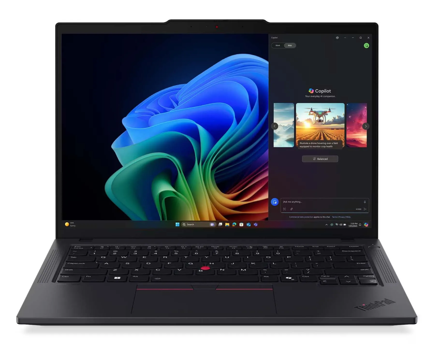 Laptop biznesowy Lenovo ThinkPad T14 Gen 6 14" Ryzen AI Pro 340 32GB RAM 512GB Dysk SSD Win11 Pro Czarny Funkcje AI