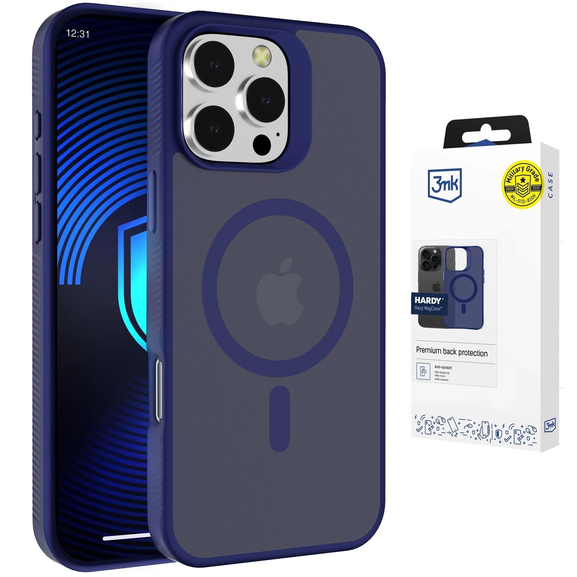 Etui 3mk Hardy MagCase do iPhone 16 Pro Niebieski
