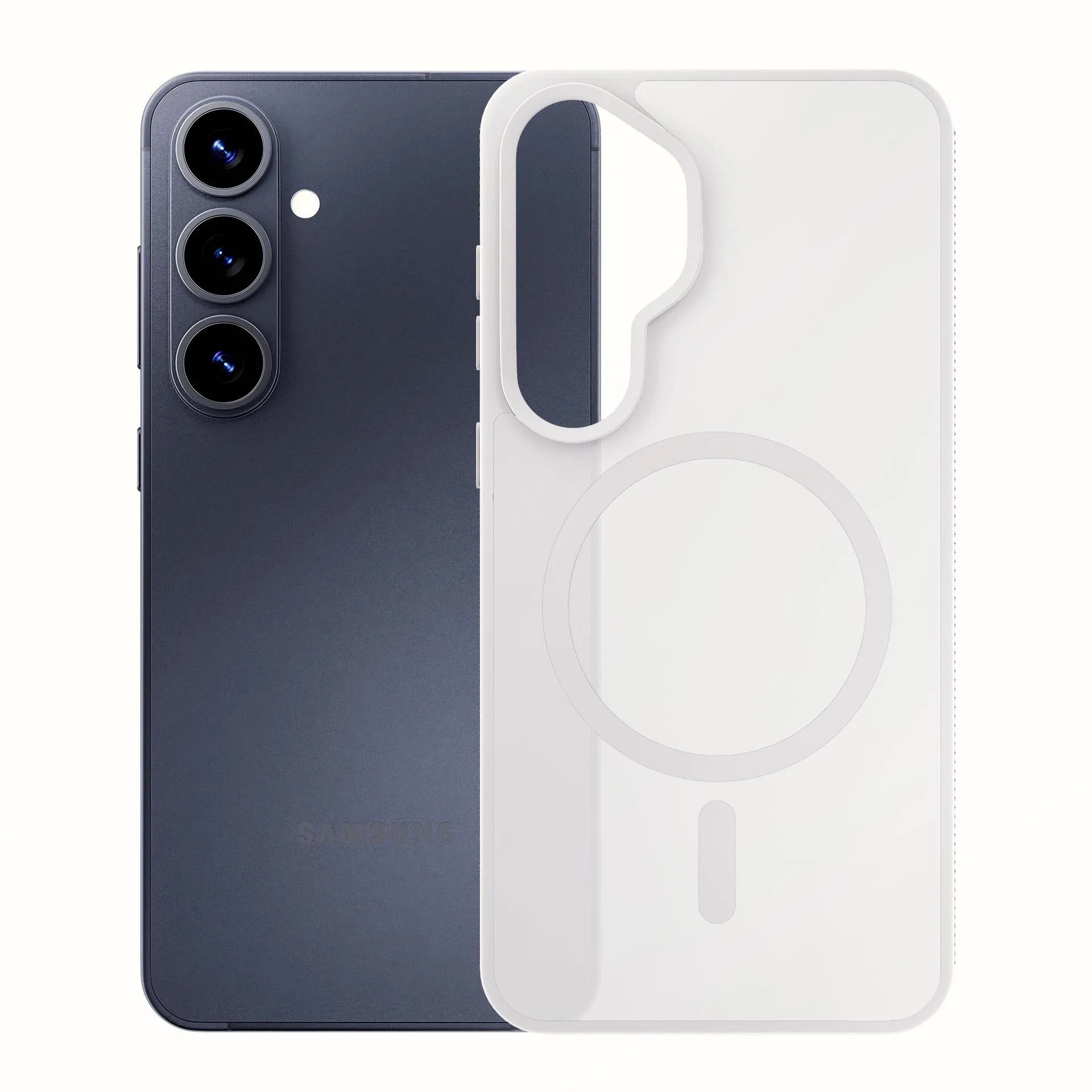 Etui 3mk Hardy Hazy MagCase do Galaxy S26 Biały