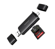 UGREEN CM803 USB-C/USB-A 2w1 SD+TF Czarny
