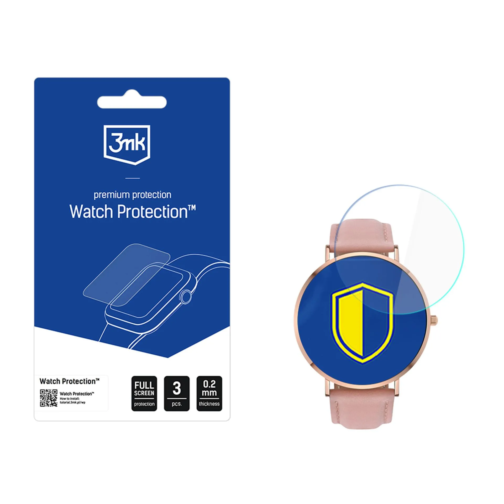 Folia ochronna 3mk Watch Protection ARC do Garett Verona 2 Glow