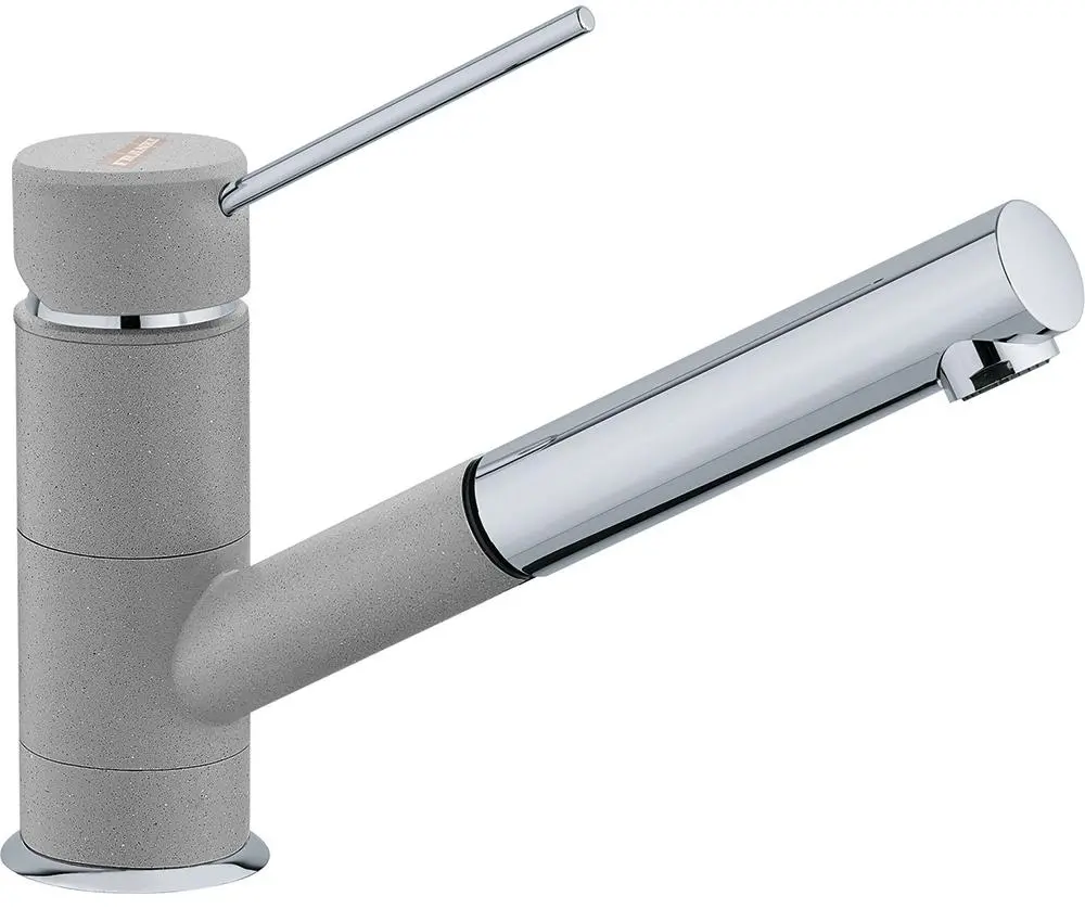 Bateria Franke Sirius Top 650 Chrom/Kamienny szary Fragranit