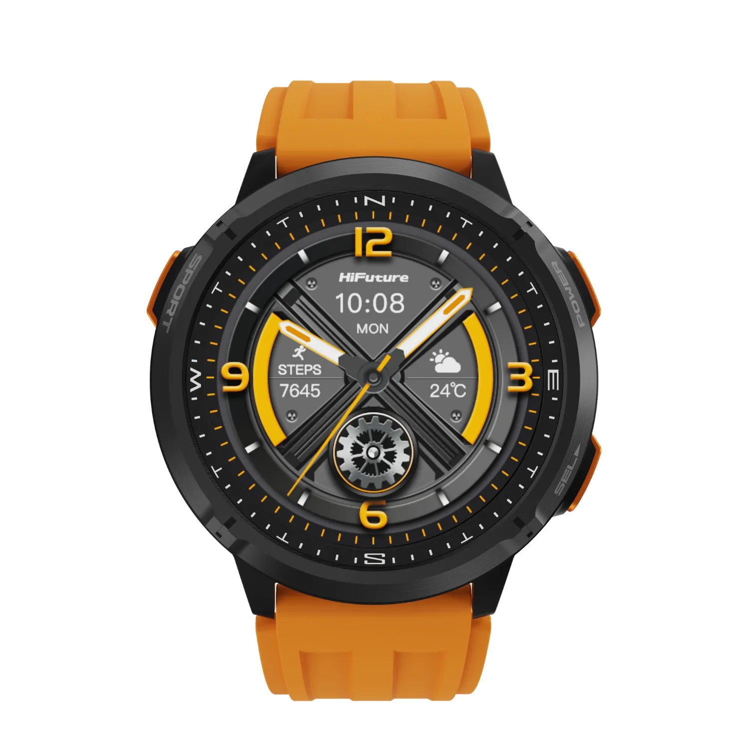 Smartwatch HiFuture MIX3 AMOLED Funkcje AI Pomarańczowy