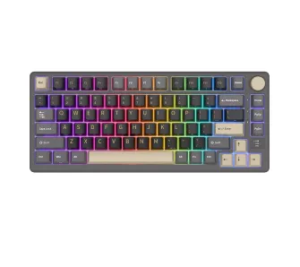 Klawiatura mechaniczna Royal Kludge RK-M75 Phantom Brown Switch Szaro-Czarny