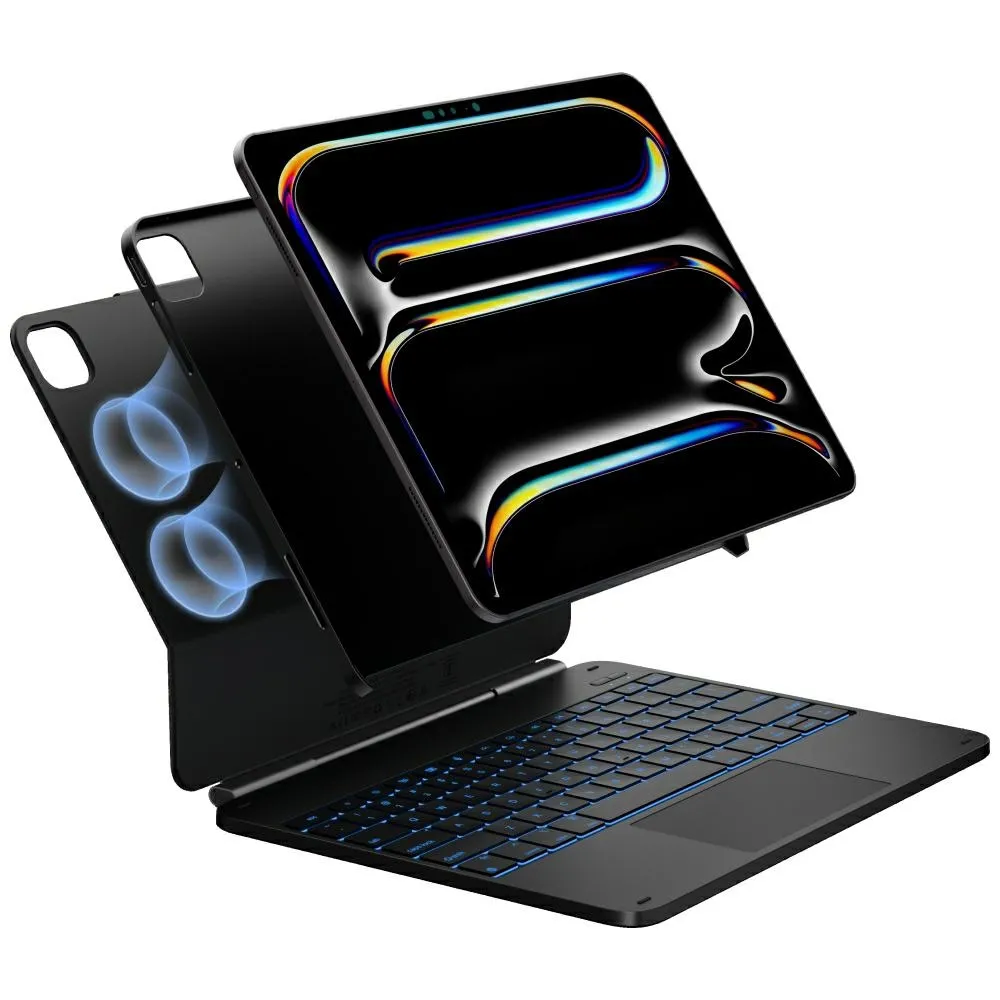 Etui na tablet Typecase Edge z klawiaturą do iPad Air 13" M2 2024 /M3 2025/M4 2026 Czarny