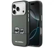 Karl Lagerfeld IML Karl & Choupette Peekaboo Logo MagSafe do iPhone 17 Pro Max Czarny