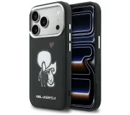 Karl Lagerfeld Karl & Choupette Back Logo MagSafe do iPhone 17 Pro Czarny