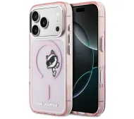 Karl Lagerfeld IML Peekaboo MagSafe do iPhone 17 Pro Różowy