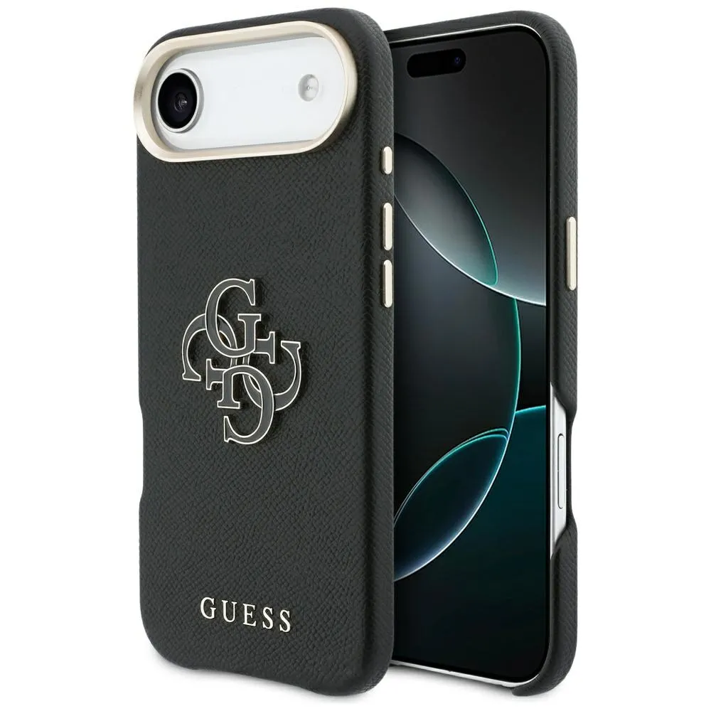 Etui Guess FW Resin Logo do iPhone Air Czarny