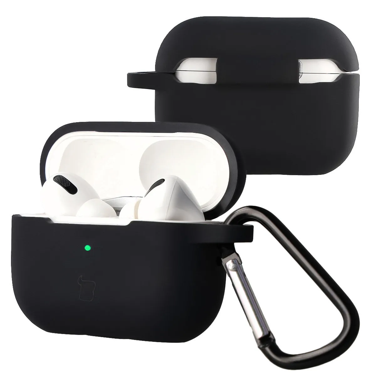 Etui na słuchawki Bizon Case Headphone Silicone do AirPods Pro 2 Czarny