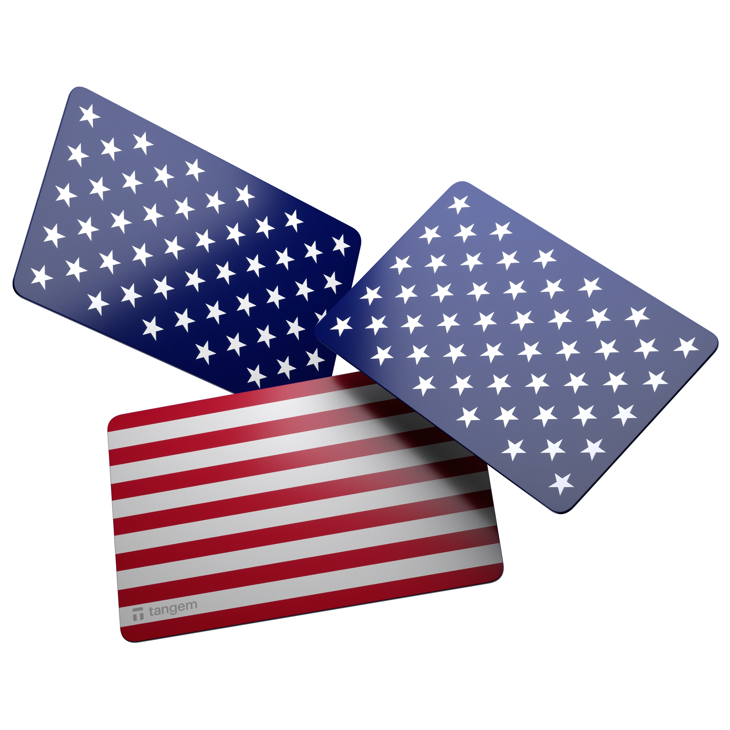 Portfel kryptowalut Tangem Wallet 3 Card Set USA Flag 3szt.