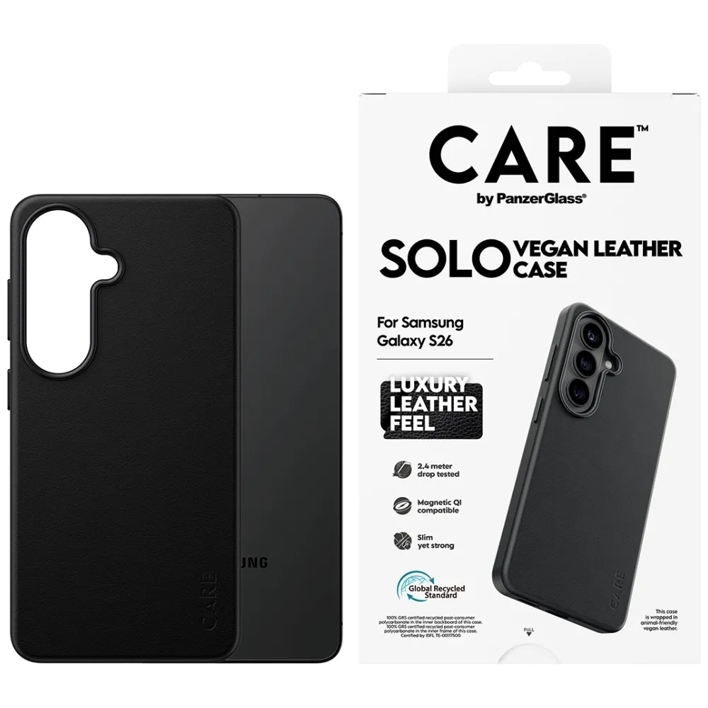 Etui PanzerGlass Solo do Samsung Galaxy S26 Czarny