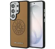 Karl Lagerfeld Perforated KL MagSafe do Galaxy S26 Ultra Brązowy