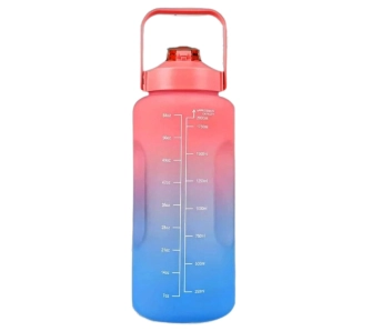 Butelka Extralink Motywacyjna 2l Czerwono niebieski