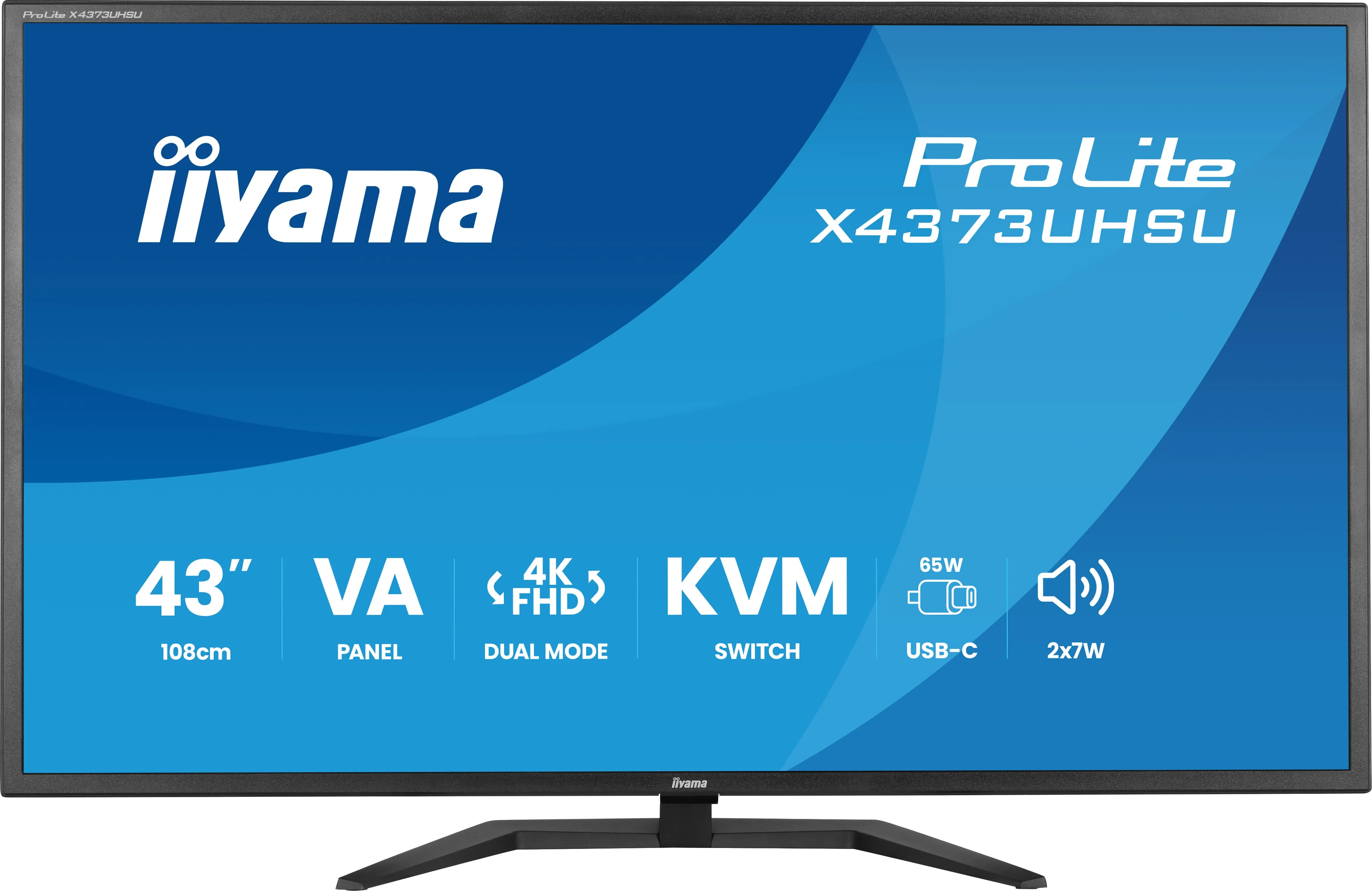 Monitor iiyama ProLite X4373UHSU-B2 42,5" 4K VA 120Hz 3ms
